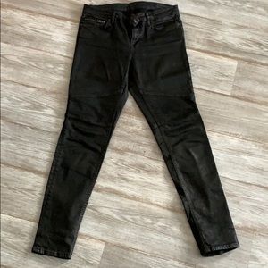 Biker Waxed All Saints Jeans